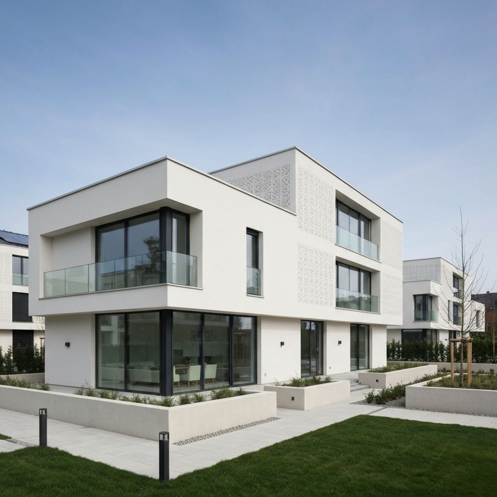 Modern architectural design showcasing innovative residential architecture